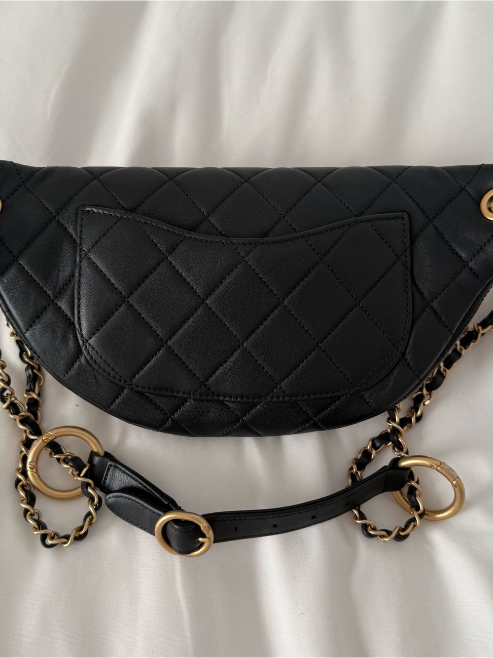 100% AUTHENTIC CHANEL ALL ABOUT CHAINS WAIST BAG! - Picture 3 of 8